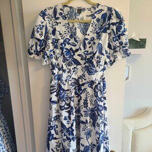 Blue & White Summer Dress